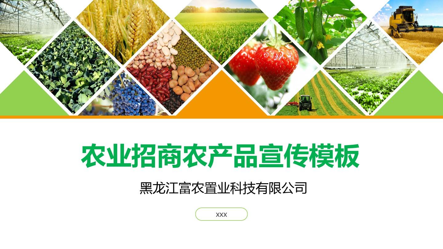 綠色田野，財(cái)富未來 現(xiàn)代農(nóng)業(yè)招商與農(nóng)產(chǎn)品品牌宣傳方案